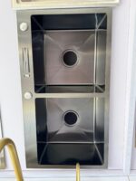 BLACK/GOLD/ROSE GOLD/SATIN -- DOUBLE BOWL (82/45) - Image 3