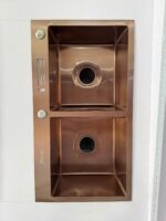 BLACK/GOLD/ROSE GOLD/SATIN -- DOUBLE BOWL (82/45)