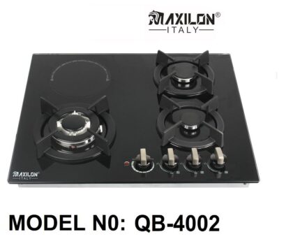 BUILT IN GAS & ELECTRIC HOB/4-BURNER (600x520mm)