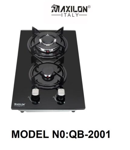 BUILT IN GAS & COOKERS/2-BURNER - GLASS (520x320mm)